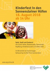 Kinderfest in den Sonnensteiner Höfen