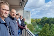 Vor-Ort-Termin im Sanierungsprojekt Remscheider Straße 22–27