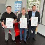 Übergabe Urkunde Homepagechek (Foto: vdw Sachsen)