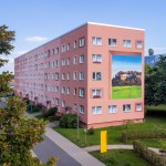 Wandbild &quotFenster in die Landschaft"