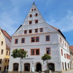 Vorbereitung Fassadenprojektion in Pirna