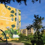 Wandbild &quotWillkommen in den Sonnensteiner Höfen"