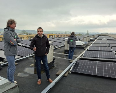 Einweihung der Mieterstromanlage auf dem Sonnenstein