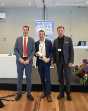 Verbandsdirektor Alexander Müller, Geschäftsführer Dirk Perner und Verbandsratsvorsitzender Tilo Koch