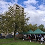 Grillmittag an der Remscheider Straße 22 bis 27