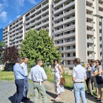 Wohnungswirtschaftlicher Bundesverband und sächsische Interessenverbände besichtigen Sanierungsvorhaben der WGP