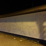 Wandbild am Pirnaer Bahnhof