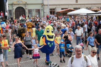 PIRnchen bei der Maskottchenparade