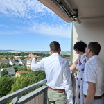 Wohnungswirtschaftlicher Bundesverband und sächsische Interessenverbände besichtigen Sanierungsvorhaben der WGP