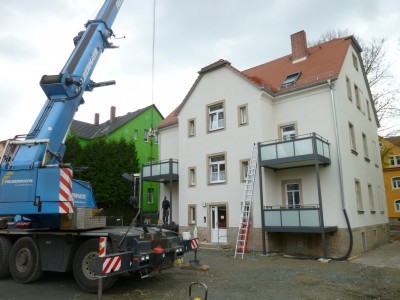 Balkonanbau an der Albert-Barthel-Straße 3