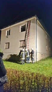Übung der Feuerwehr an einem WGP-Objekt