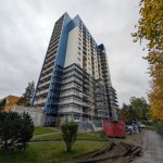 Haus Bärensteine wird eingerüstet