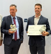 GdW-Präsident Axel Gedaschko und Oskar Thiel