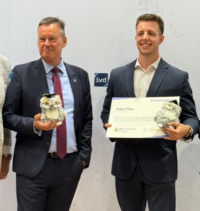 GdW-Präsident Axel Gedaschko und Oskar Thiel