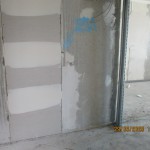 im Gebäude erfolgen Grundrissänderungen