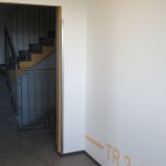 neue Farbgebung und Wegeleitsystem im Treppenhaus