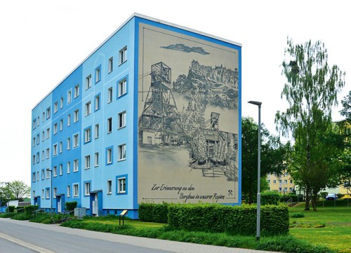 In Erinnerung an den Wismut-Bergbau in der Region (Foto: Volkmar Spiller)