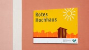 Filmdreharbeiten am &quotRoten Hochhaus"