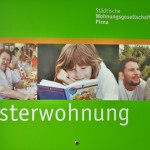 Eingangstür zur Musterwohnung