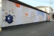 Am Pirnaer Bahnhof entsteht ein Wandbild