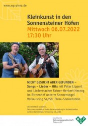 Kleinkunst in den Sonnensteiner Höfen 06.07.2022